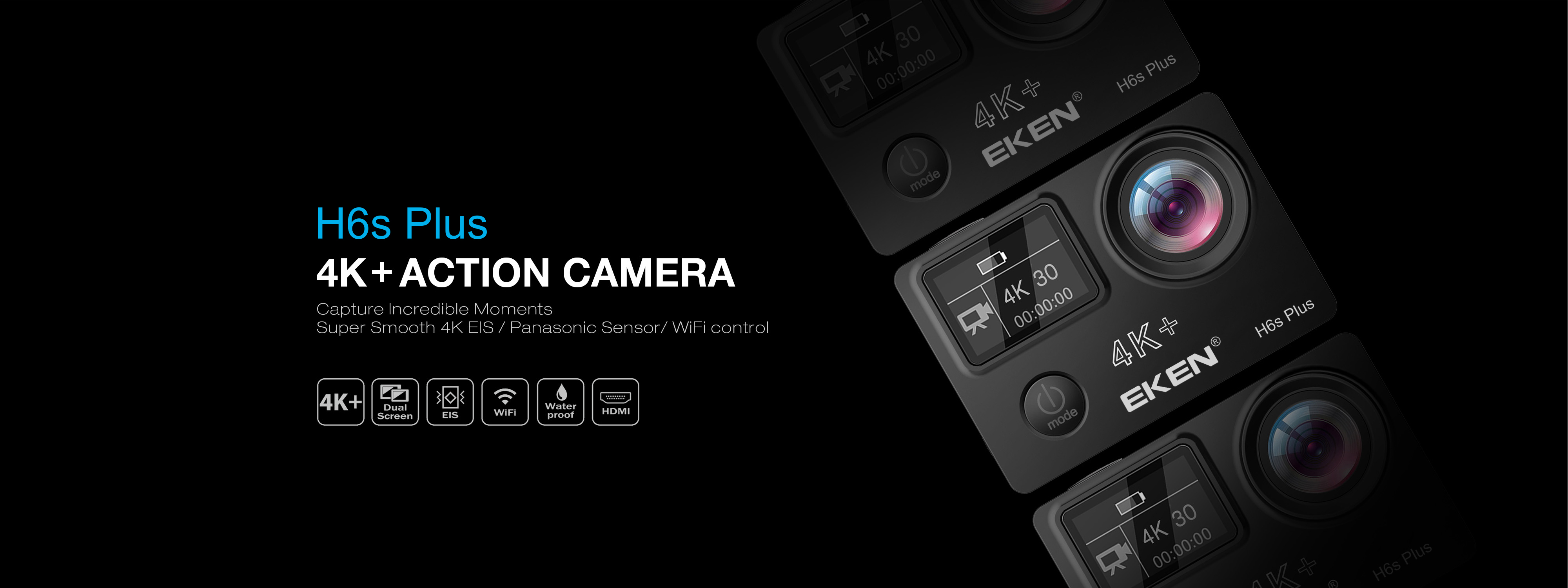 H6s 4k+ ACTION CAMERA